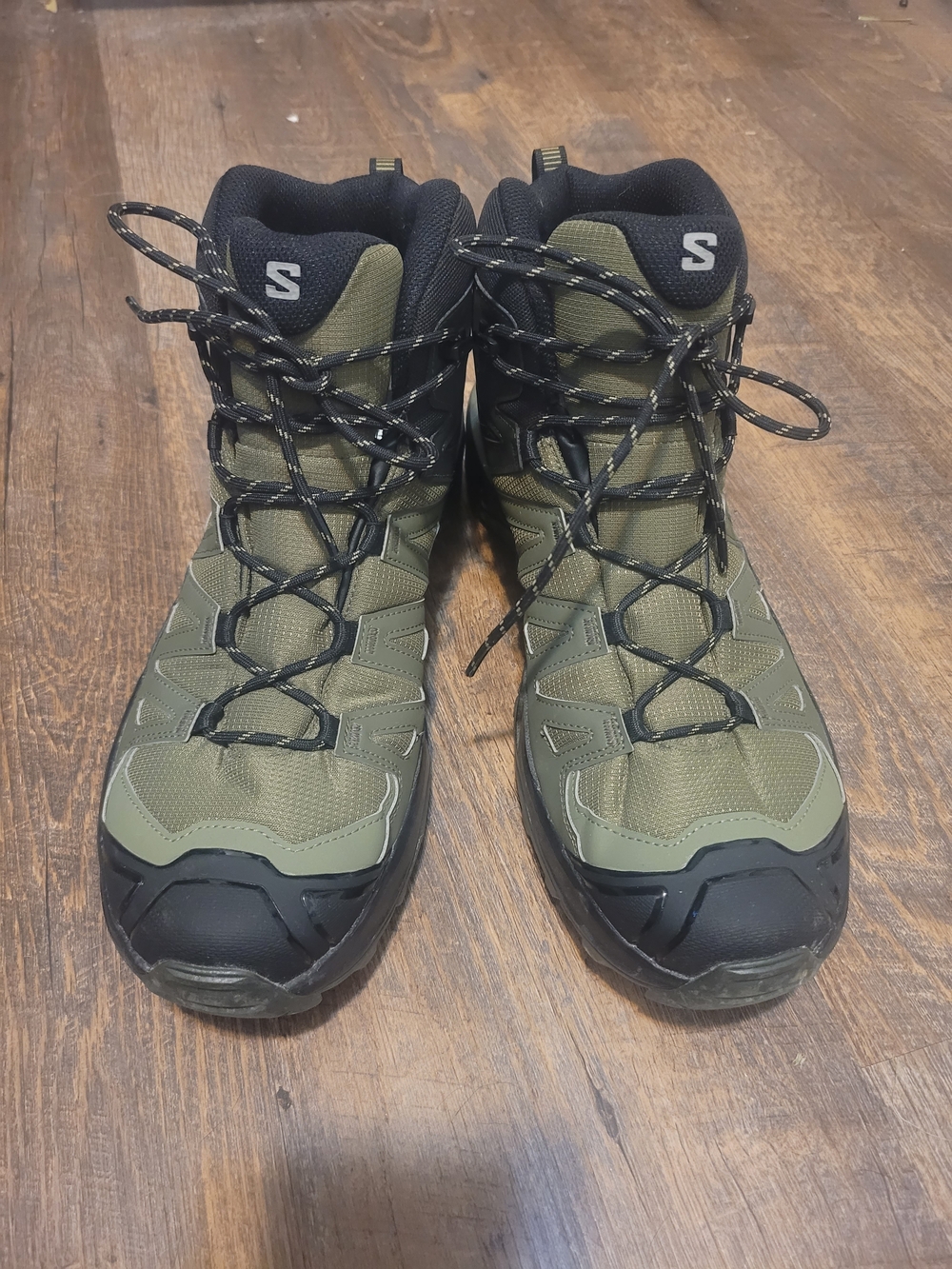 Salomon x ultra 360 mid gtx Black And Green Sz 10 Mens